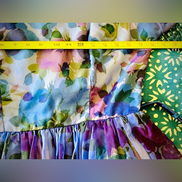 Spector & Shanler 50’s Vintage Satin Chiffon Cocktail Dress - Picture 7 of 9